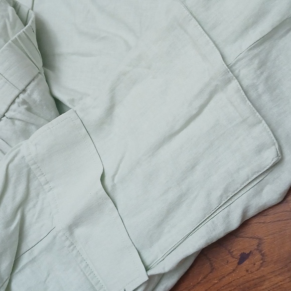 Linen cargo pants - Picture 4 of 4